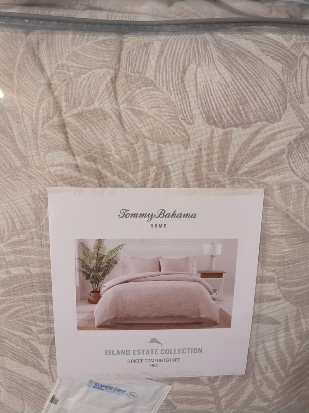 Tommy Bahama - King Comforter Set, 100% Soft Cotton Bedding - Picture 13 of 13